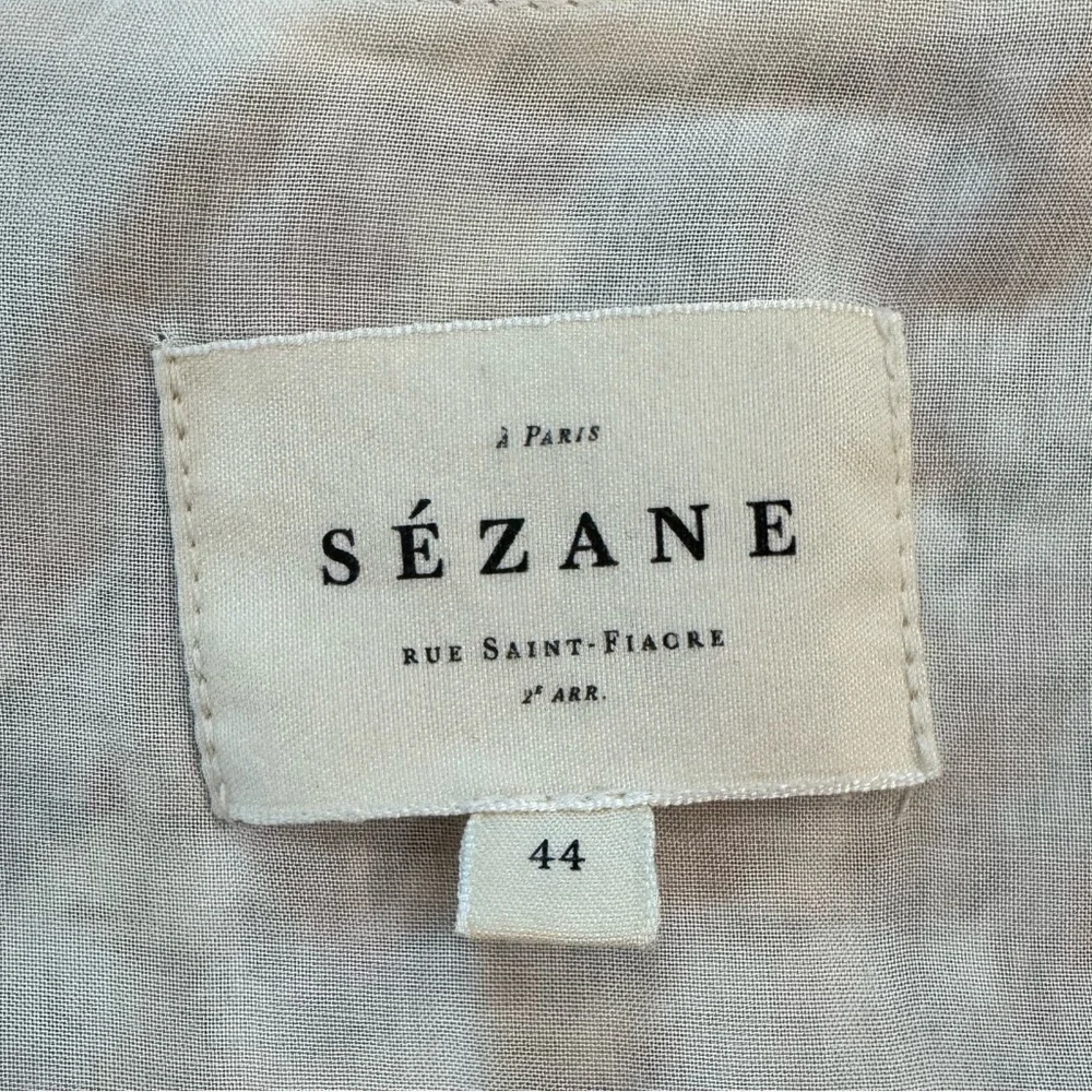 SEZANE Noemia Wrap Dress Paisley Riviera Size 44 VGUC